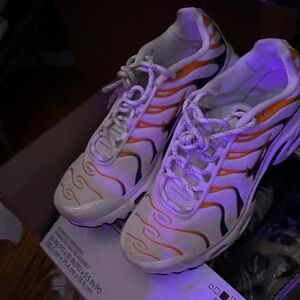 Nike Kids Sneakers White Orange Blue